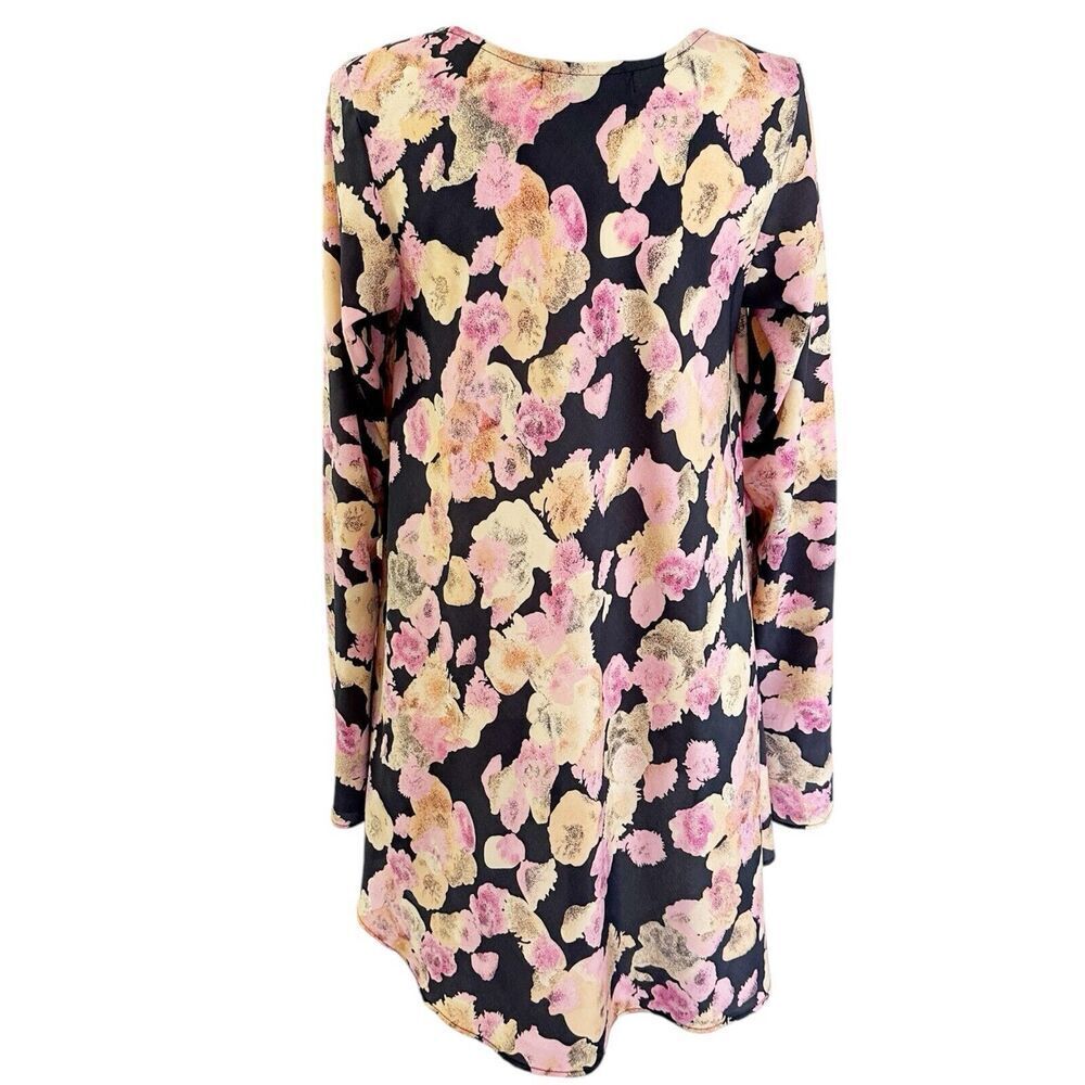 For Love & Lemons Womens Floral Mod Dress Size Medium Flowy Floral Flare‎ Sleeve - Picture 3 of 6
